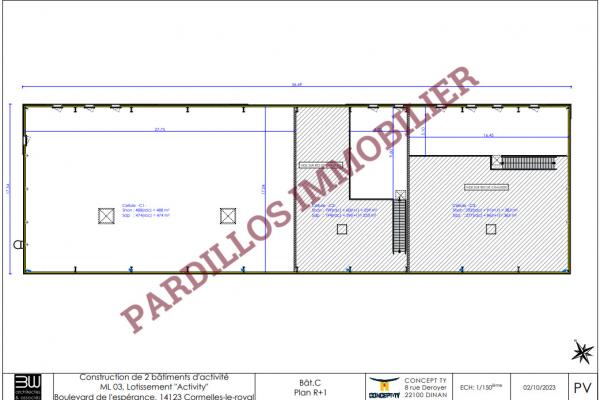 CORMELLES LE ROYAL - Village Activity - C3- A VENDRE local 363 m²