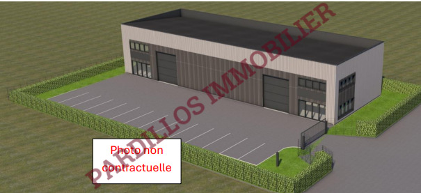 BENOUVILLE - A VENDRE sur terrain de 2 000 m² env - Local de 600 m² divisibles pour activité professionnelle