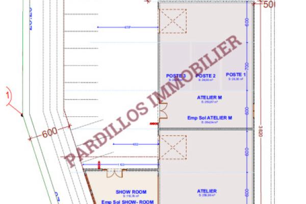 DOUVRES LA DELIVRANDE - A VENDRE sur terrain de 2 058 m² - Lot 1  de 263,37 m² pour activité professionnelle