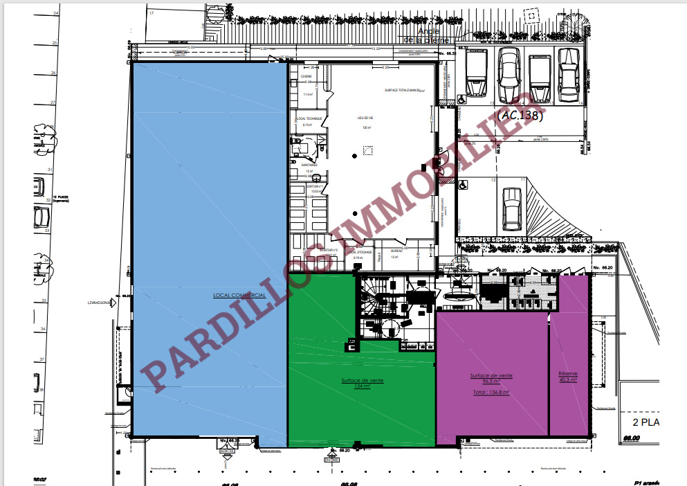 CAEN OUEST - A Vendre - LOCAUX COMMERCIAUX à partir de 134 m²